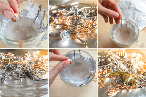 תהליך ניקוי תכשיטים