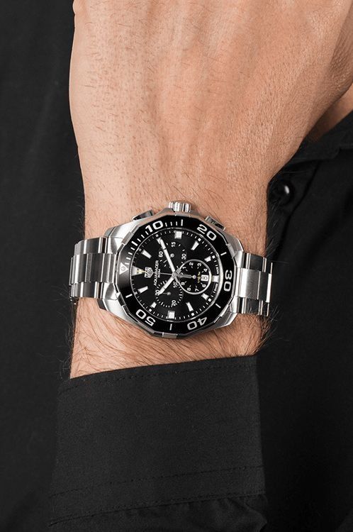 ���� �� ���� TAG Heuer Aquaracer Chronograph CAY111A.BA0927 - ����� 43 �"�