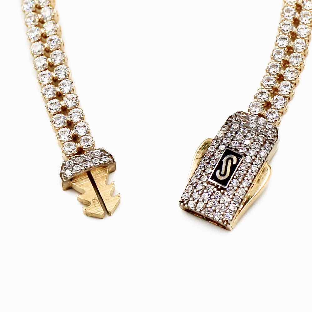 ���� ���� 2 ����� ������ ���� MONACO CHAIN ��� ���� 14K ����� ���� �������� - JB181