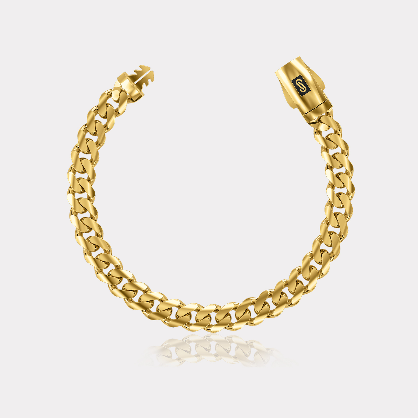 ���� ������ ������� ����� ���� 14K ���� - JB241 - MONACO CHAIN