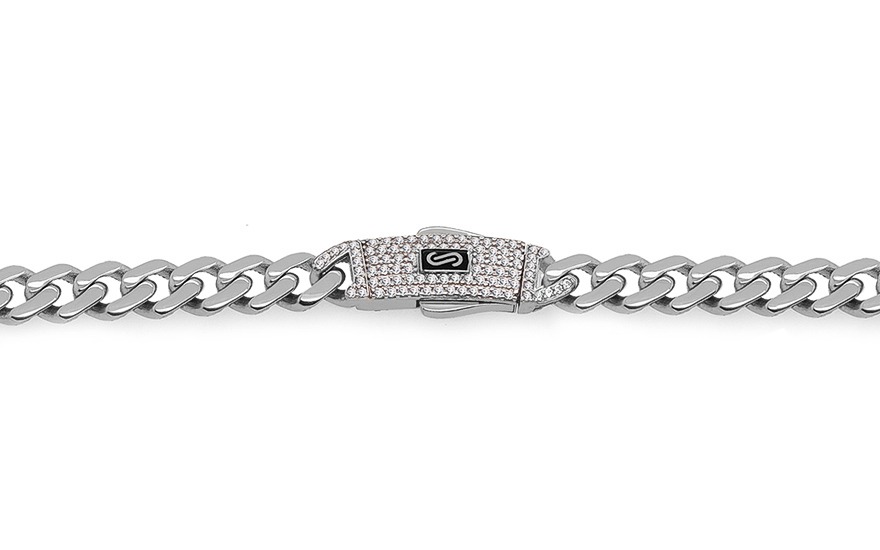 ����� ������ ������� ������� ���� 14K ��� JN083 - MONACO CHAIN