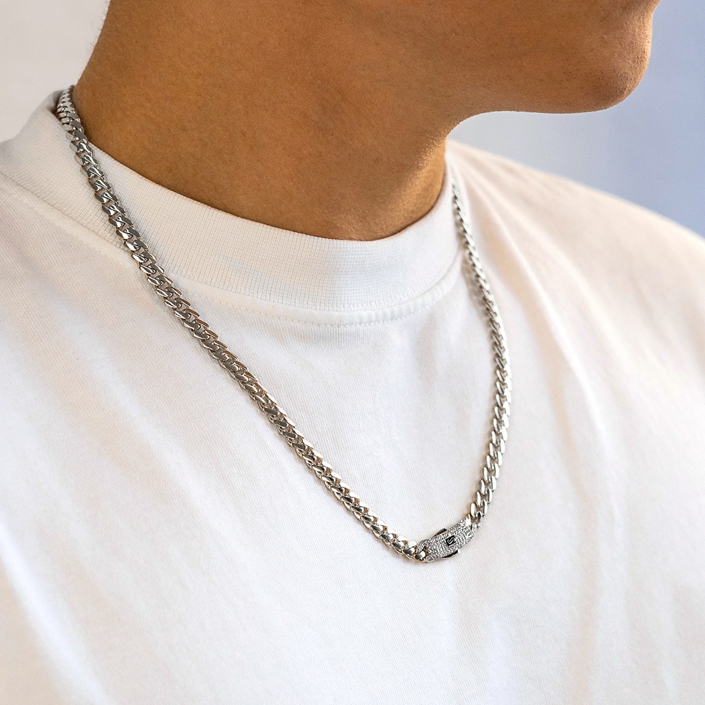 ����� ������ ������� ������� ���� 14K ��� JN083 - MONACO CHAIN