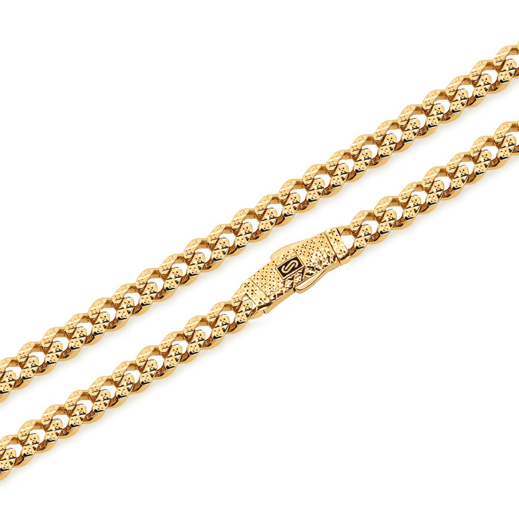 ����� ������ ������� ���� 14K ���� JN084 - MONACO CHAIN