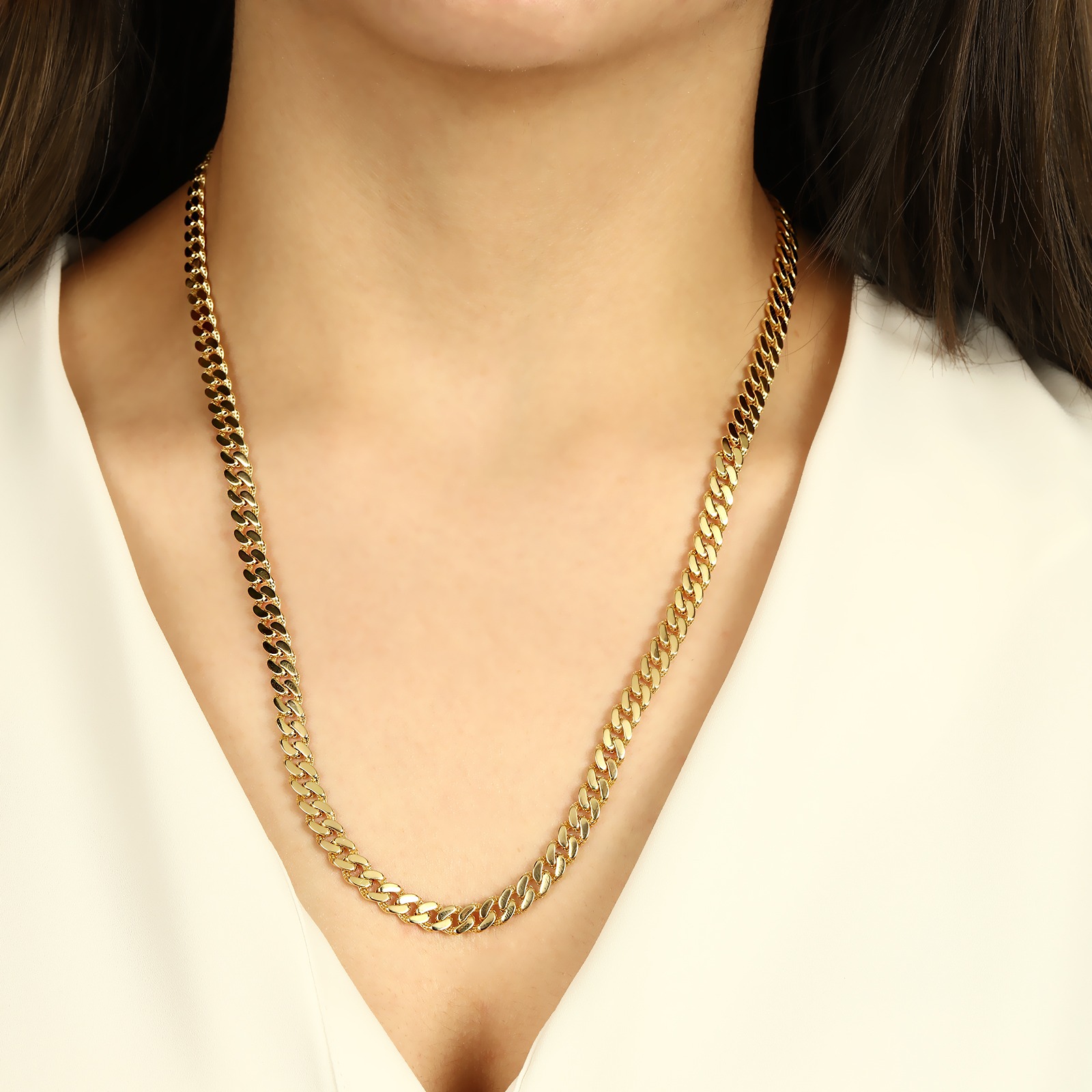 ����� ������ ������� ���� 14K ���� JN088 - MONACO CHAIN