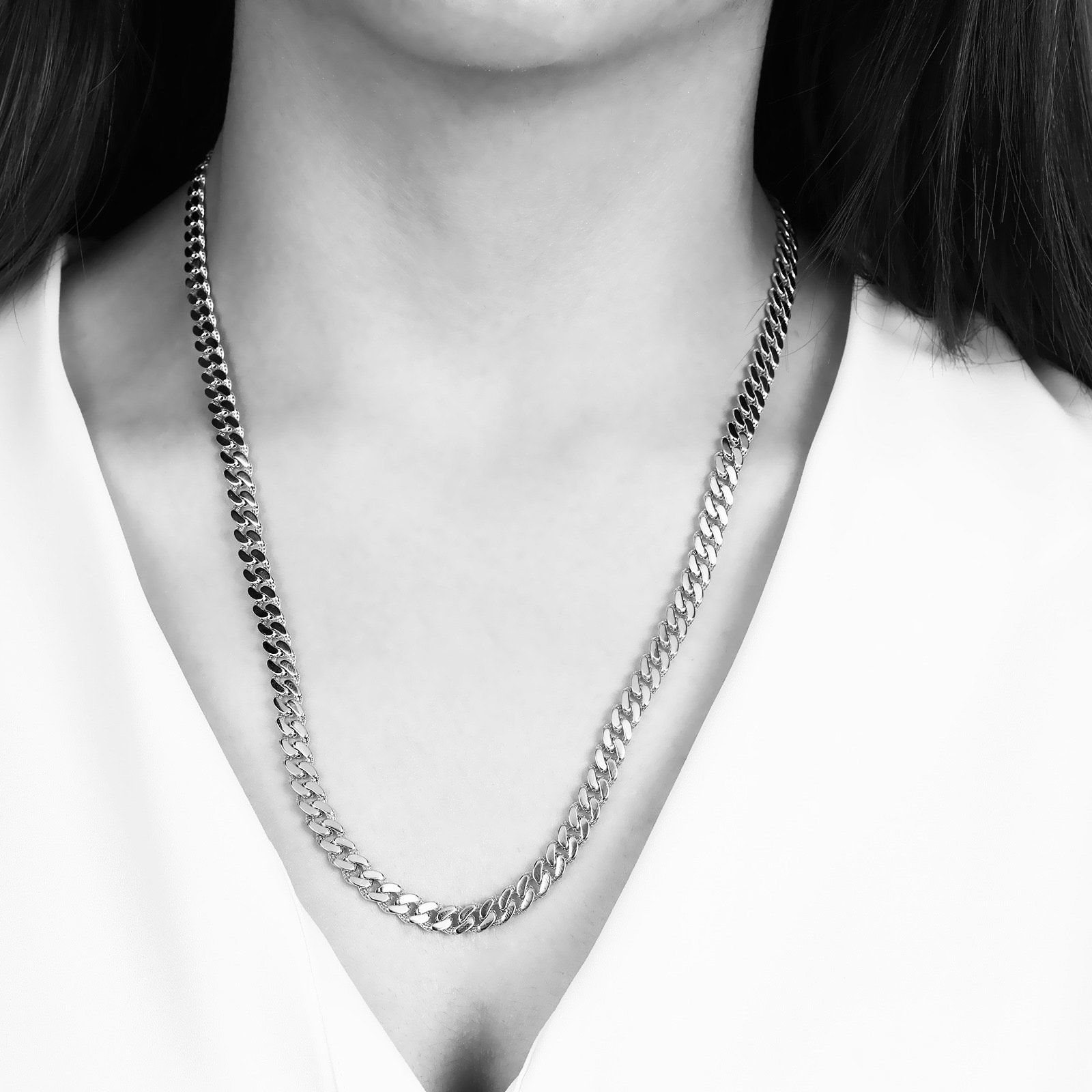 ����� ������ ������� ���� 14K ���� JN087 - MONACO CHAIN