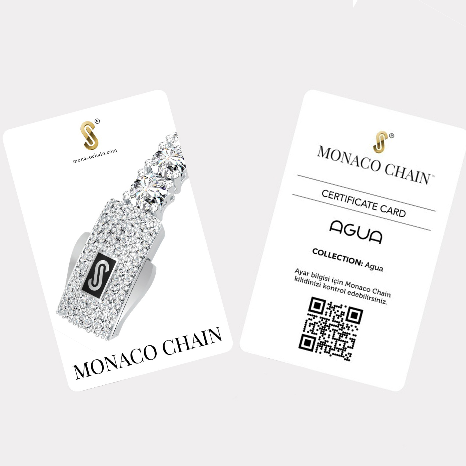 ���� ���� MONACO CHAIN ���� ��� 14K ����� ���� �������� - JB395