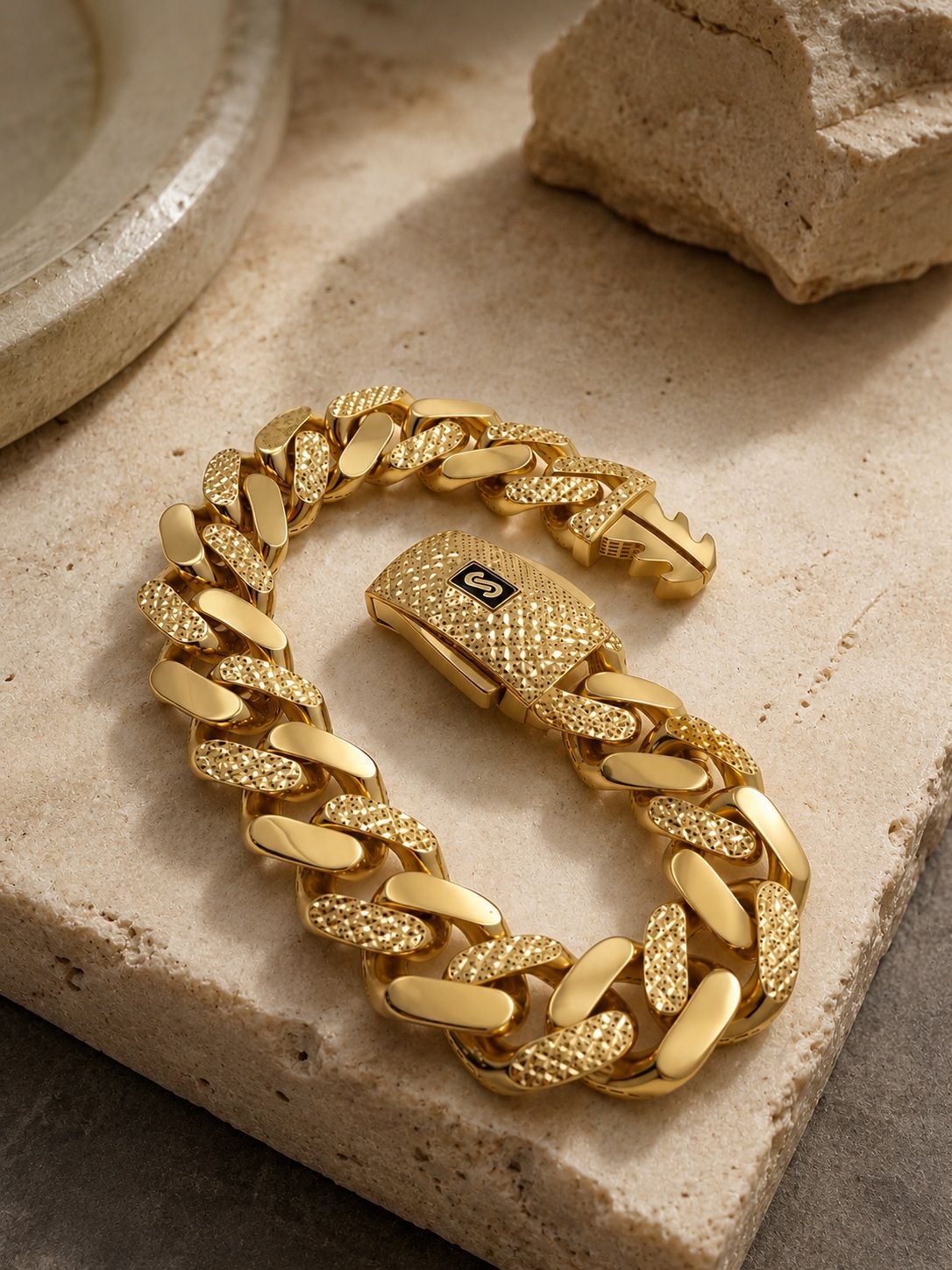 ���� ������ ����� ��� 14K ������ ���� - JB455 - MONACO CHAIN