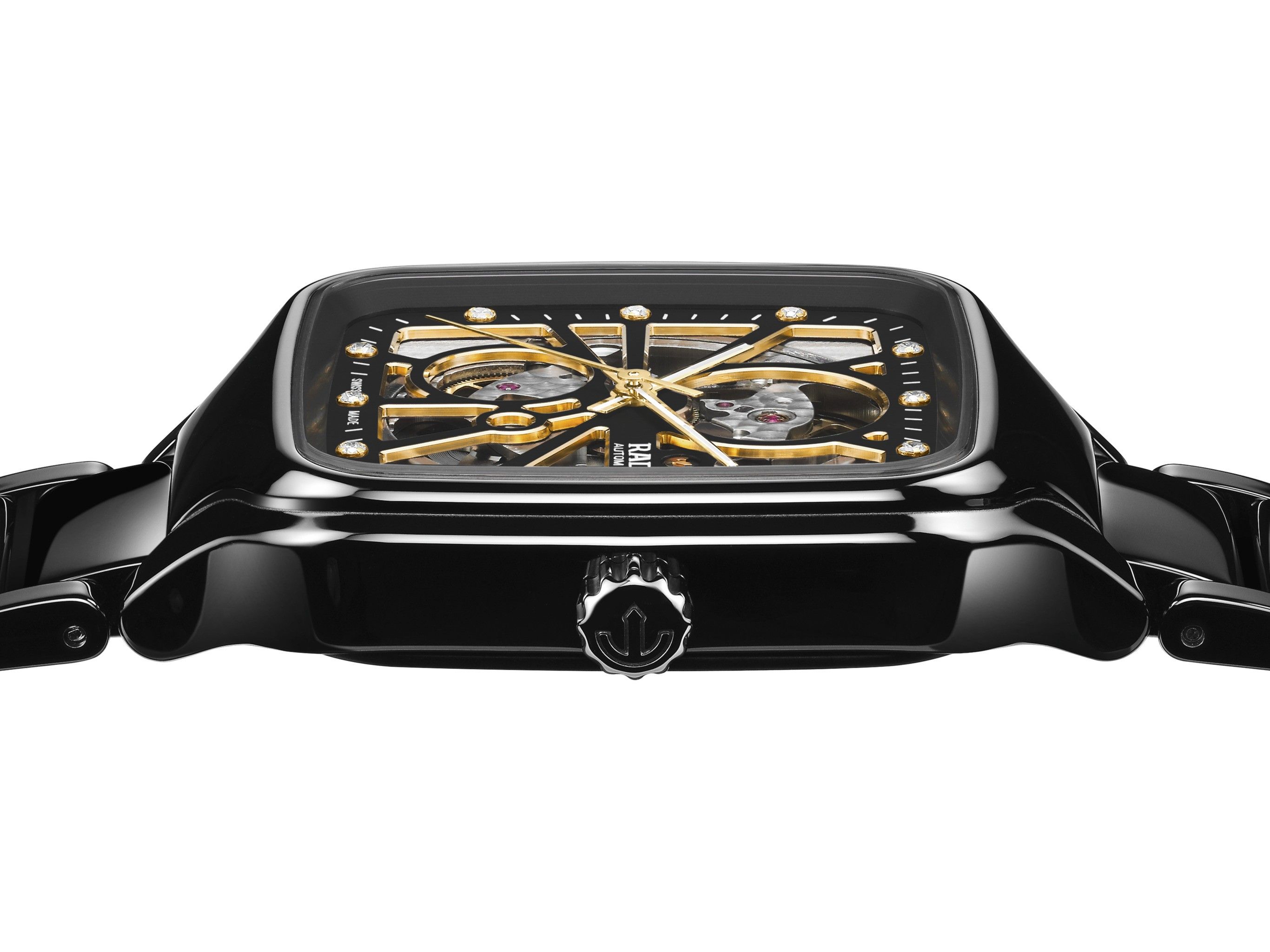 ���� �� ������� ������� RADO True Square Automatic Open Heart Diamonds R27086712 / R60863071