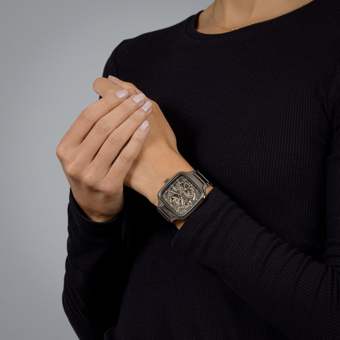 ���� �� ������� ������� RADO True Square Automatic Open Heart Diamonds R27083712 / R60833071