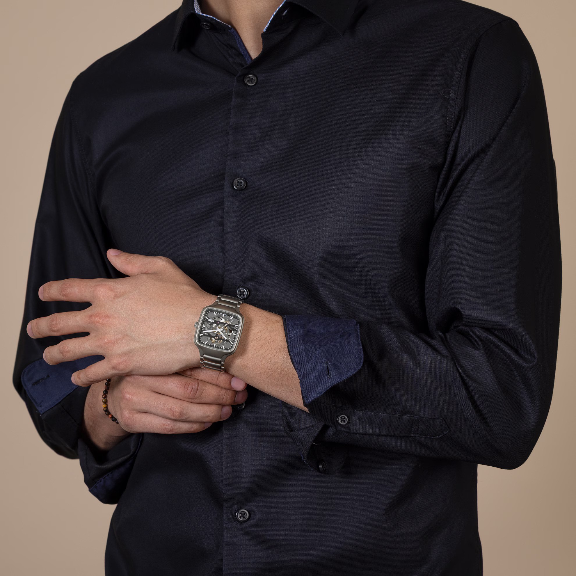 ���� �� ������� ������� RADO True Square Automatic Skeleton R27196152 / R61963015