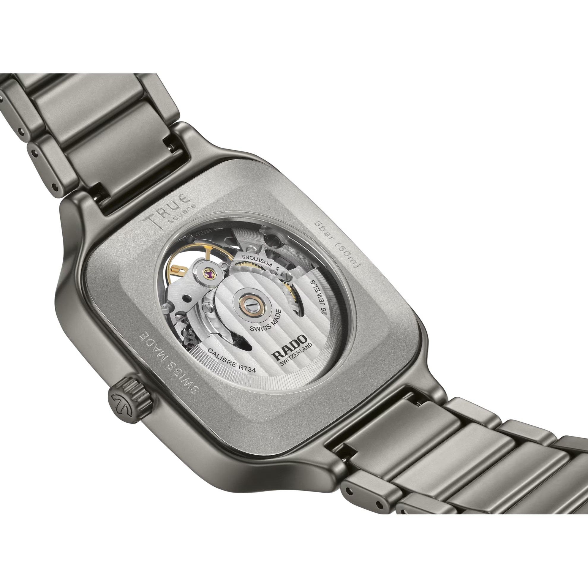 ���� �� ������� ������� RADO True Square Automatic Skeleton R27196152 / R61963015