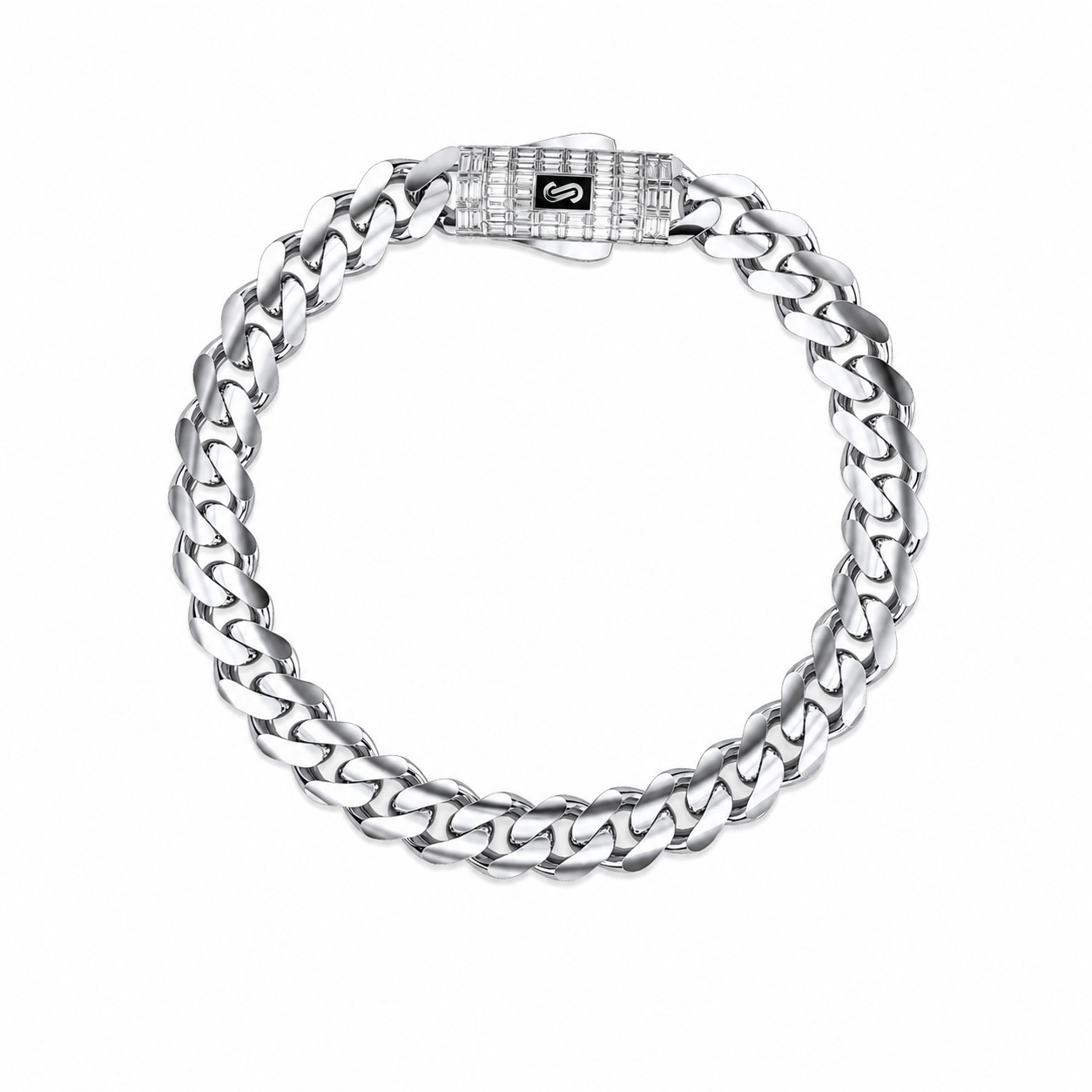 ���� MONACO CHAIN ����� ��� ��� 14K �� ���� ����� Swarovski ���� - JB477