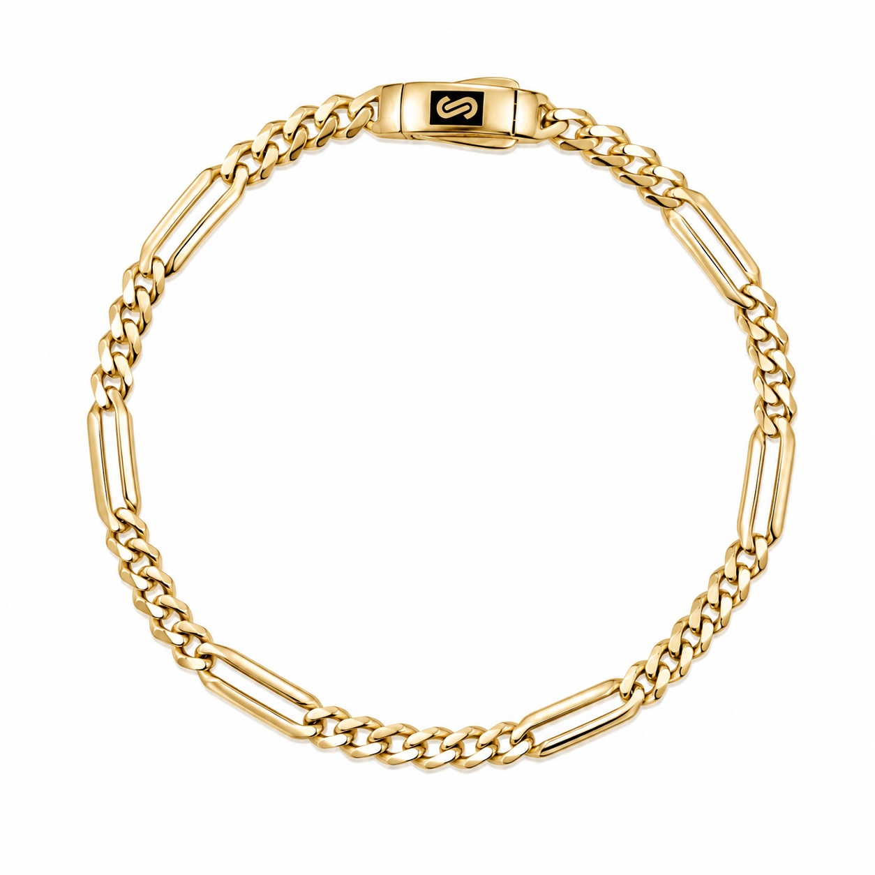 ���� MONACO CHAIN FIGARO ULTRA THIN JB485 ��� ���� 14K - ������ 5 �-1 ���� 4 �"�