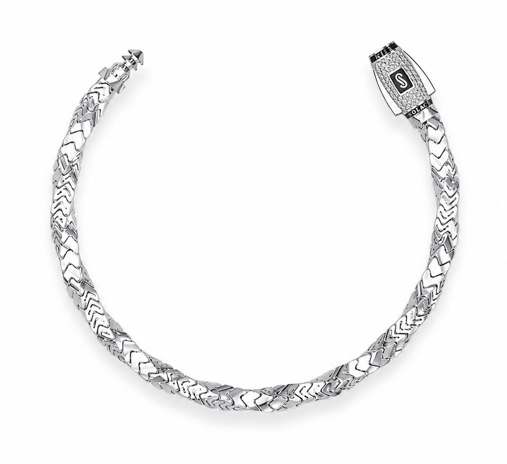 ���� MONACO CHAIN SPIN JB490 ��� ��� 14K �� ���� ����� Swarovski - ���� 5 �"�