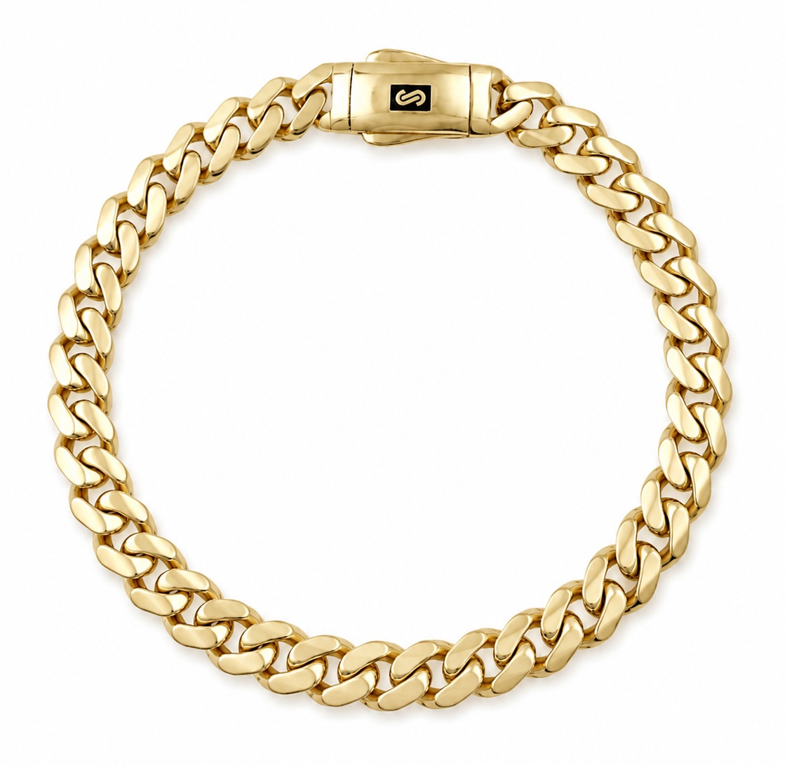 ���� MONACO CHAIN CLASSIC JB494 ��� ���� 14K - ���� 8 �"�
