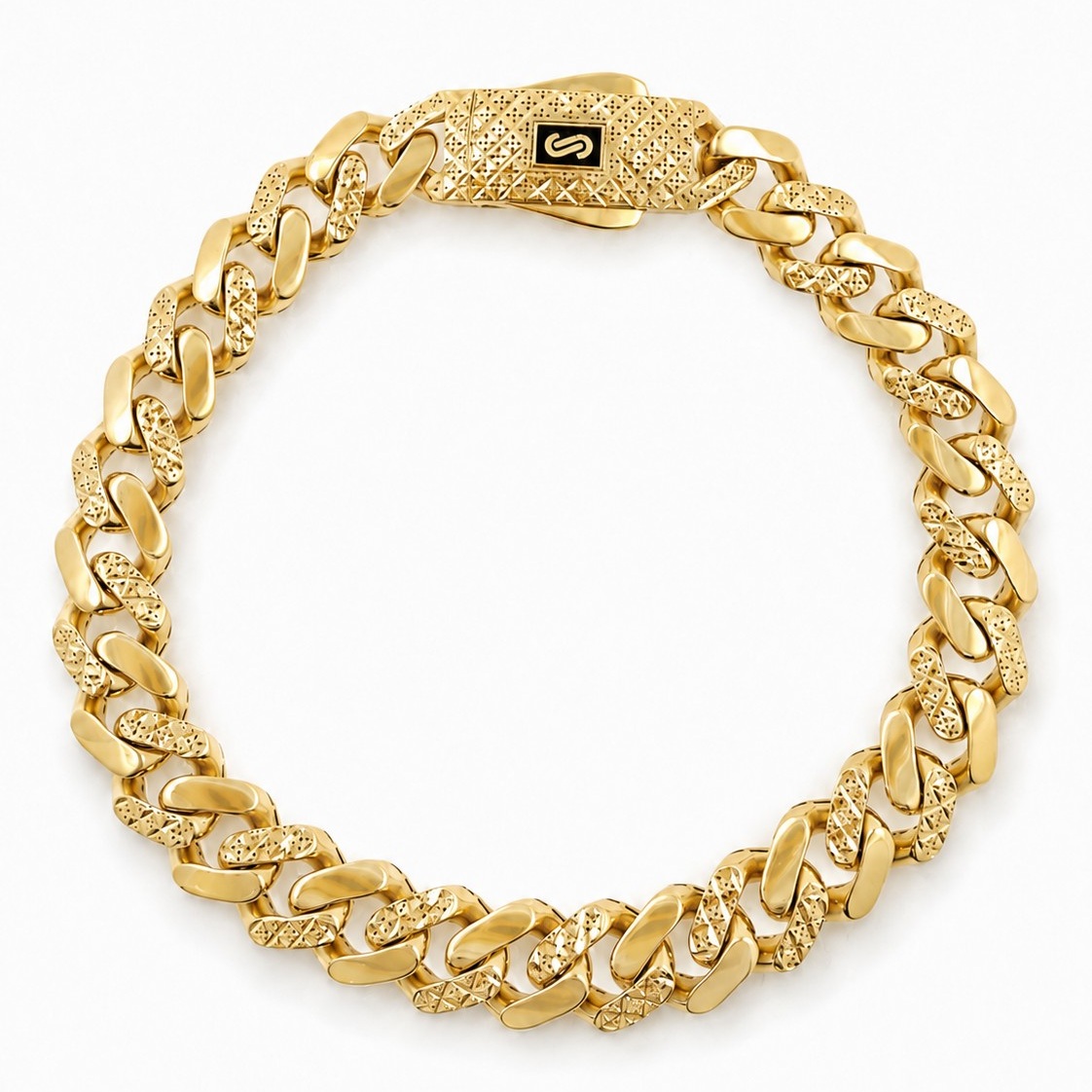 ���� MONACO CHAIN CLASSIC JB496 ��� ���� 14K ���� ����� ���� - ���� 9.5 �"�