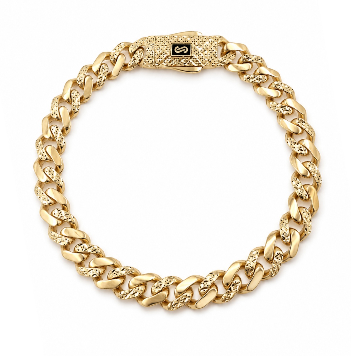 ���� MONACO CHAIN CLASSIC JB497 ��� ���� 14K ���� ����� ���� - ���� 8 �"�