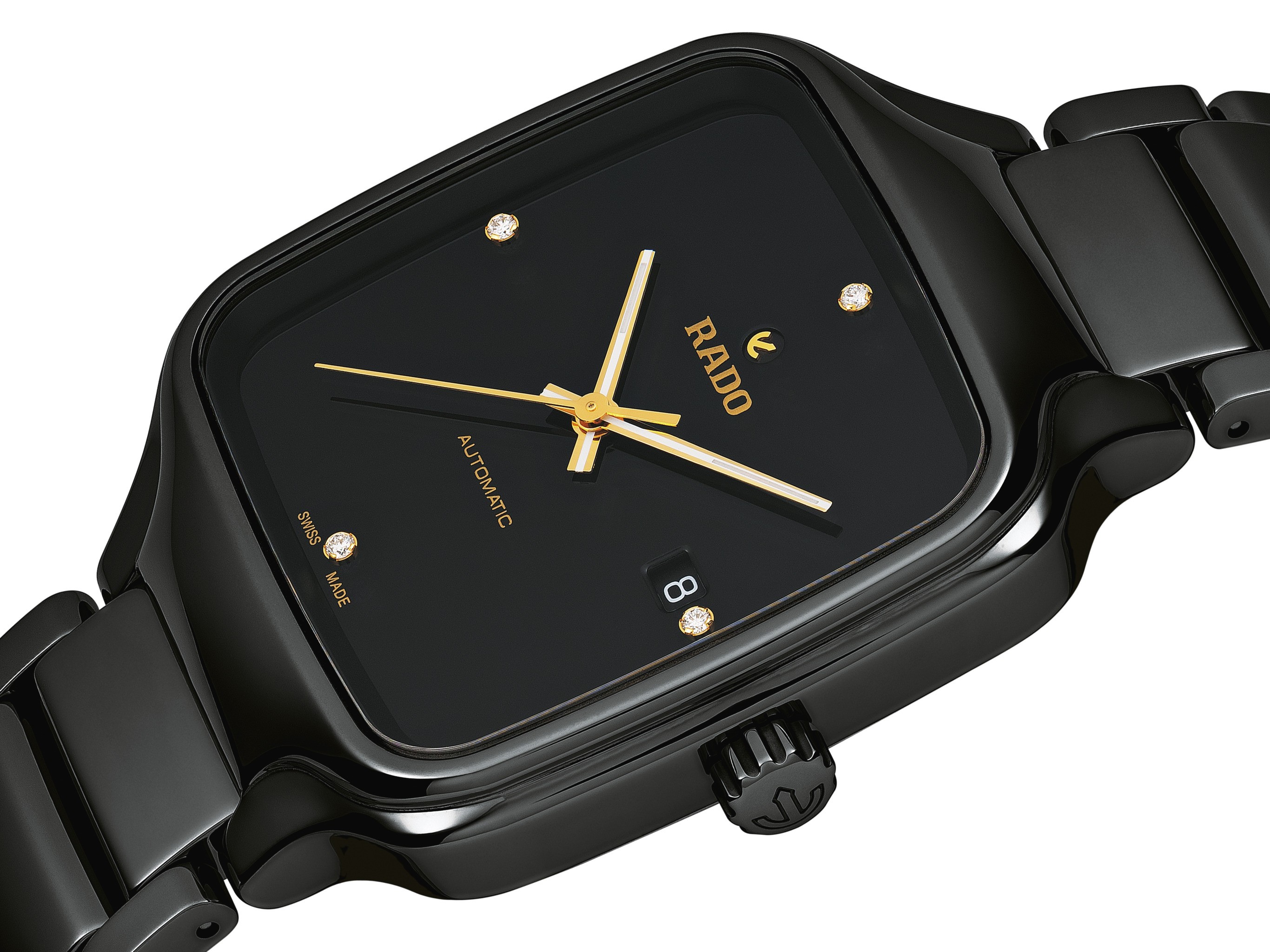 ���� �� ������� ������� RADO True Square Automatic Diamonds R27078722 / R60783072