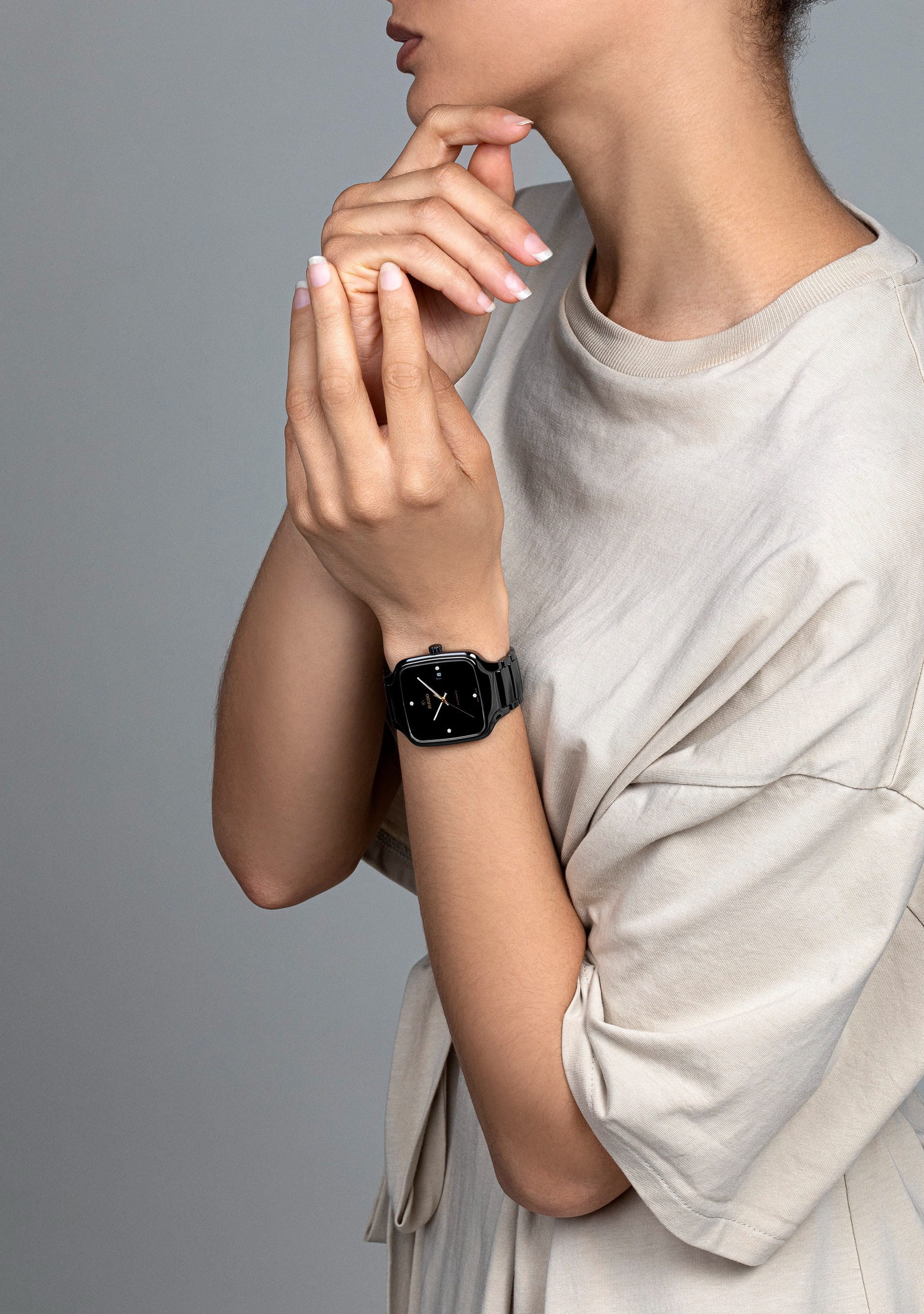 ���� �� ������� ������� RADO True Square Automatic Diamonds R27078722 / R60783072