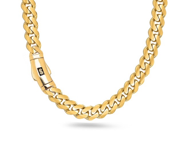 ����� ������ ������ MONACO CHAIN ��� ���� 14K ���� 8 �"� ���� 61 �"� - JN132