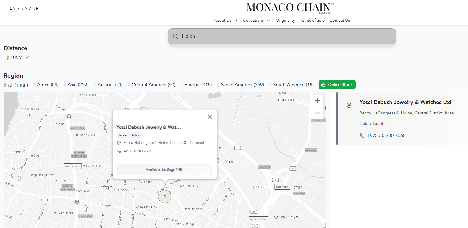 ���� ������� ����� ����� �� MONACO CHAIN ������